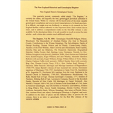 The New England Historical and Genealogical Register, Volume 50, 1896 back cover