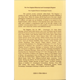The New England Historical and Genealogical Register, Volume 51, 1897 back cover