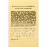 The New England Historical and Genealogical Register, Volume 18, 1864 back cover