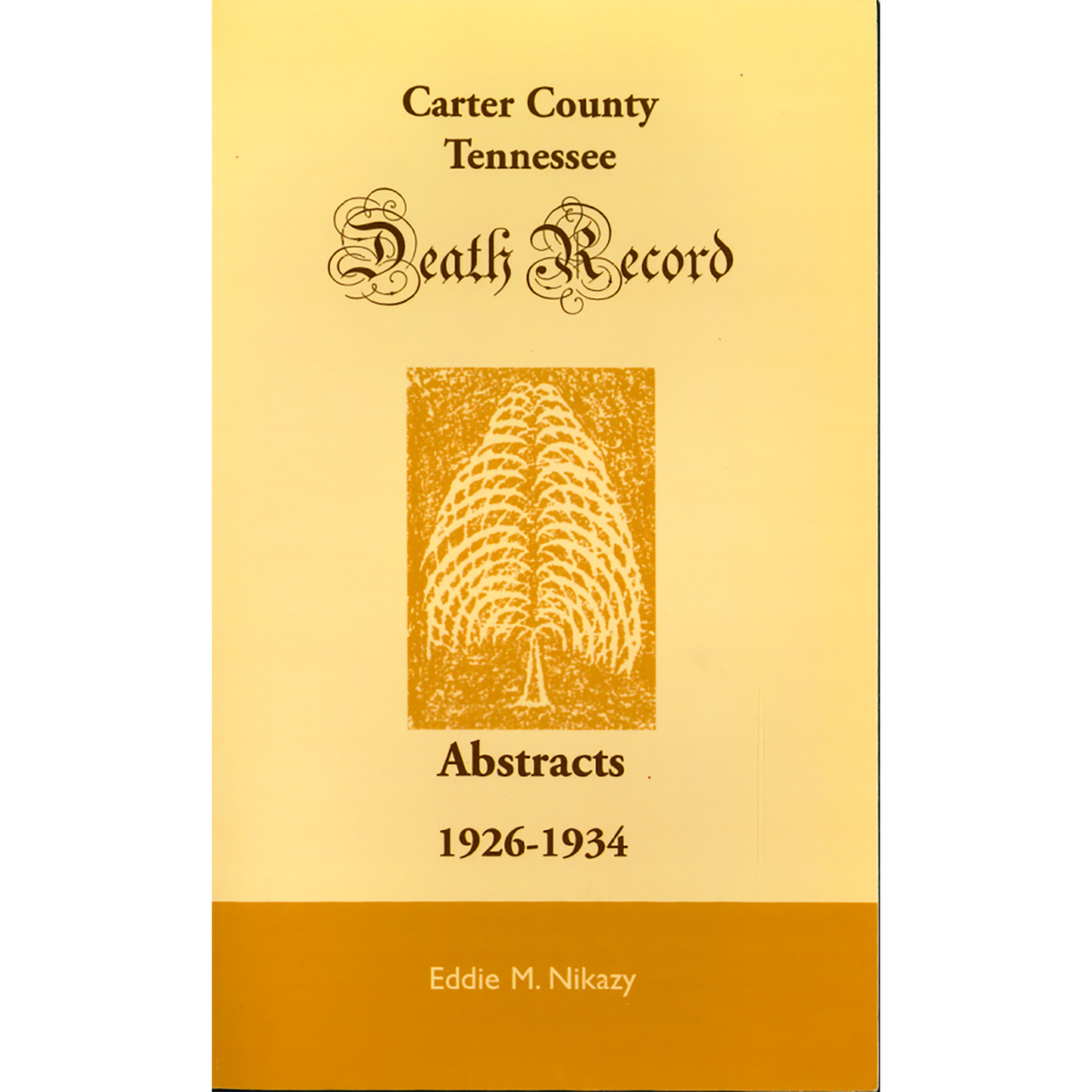 Carter County, Tennessee Death Record, 1926-1934