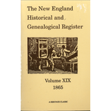 The New England Historical and Genealogical Register, Volume 19, 1865