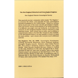 The New England Historical and Genealogical Register, Volume 19, 1865 back cover