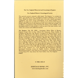 The New England Historical and Genealogical Register, Volume 55, 1901 back cover