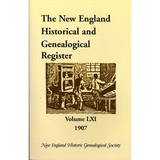 The New England Historical and Genealogical Register, Volume 61, 1907