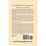 The New England Historical and Genealogical Register, Volume 62, 1908 back cover