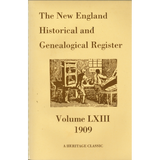 The New England Historical and Genealogical Register, Volume 63, 1909