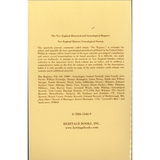 The New England Historical and Genealogical Register, Volume 63, 1909 back cover