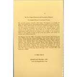 The New England Historical and Genealogical Register, Volume 63, 1909 back cover