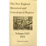 The New England Historical and Genealogical Register, Volume 65, 1911