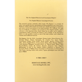 The New England Historical and Genealogical Register, Volume 64, 1910 back cover