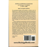 Adam, and 500 More Cunninghams of the Valley of Virginia, c.1734-c.1800 back cover