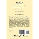 Annapolis: Its Colonial and Naval Story, With Selections from Diaries and Private Letters back cover