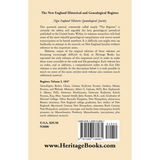 The New England Historical and Genealogical Register, Volume 1, 1847 back cover