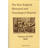 The New England Historical and Genealogical Register, Volume 48, 1894