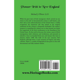 Pioneer Irish in New England back cover
