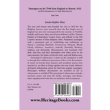 Passengers on the "Lion" from England to Boston, 1632, and Five Generations of Their Descendants, Part 2 back cover