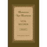 Hopkinton, New Hampshire, Vital Records, Volume 1 [cloth]