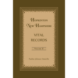 Hopkinton, New Hampshire, Vital Records, Volume 2 [cloth]