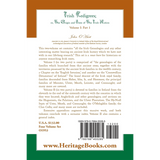 Irish Pedigrees; or, The Origin and Stem of The Irish Nation, Volume 1, Part 1 back cover