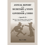 Annual Report of the Secretary of State to the Governor of Ohio, Appendix B, May, 1856
