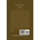 Hopkinton, New Hampshire, Vital Records, Volume 1 [paper] back cover