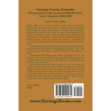Greenup County, Kentucky, Naturalizations, Revolutionary War Pensions, Lunacy Inquests, 1804-1902 back cover