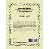 Indians from New York in Ontario and Quebec, Canada: A Genealogy Reference, Volume 2 back cover