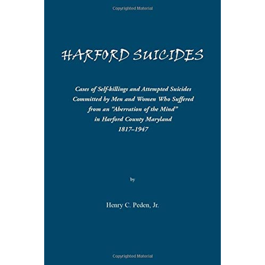 Harford [Maryland] Suicides