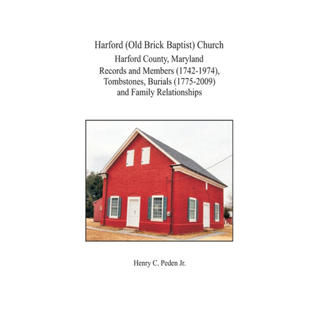 Harford (Old Brick Baptist) Church, Harford County, Maryland