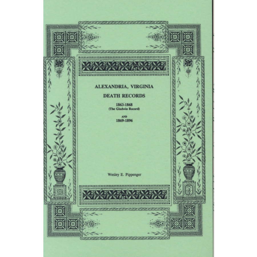 Alexandria, Virginia Death Records, 1863-1896