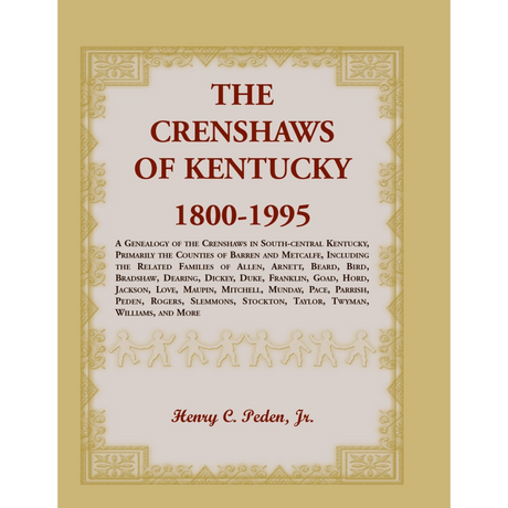 The Crenshaws of Kentucky, 1800-1995