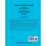 Prussian Netzelanders and Other German Immigrants in Green Lake, Marquette and Waushara Counties, Wisconsin back cover