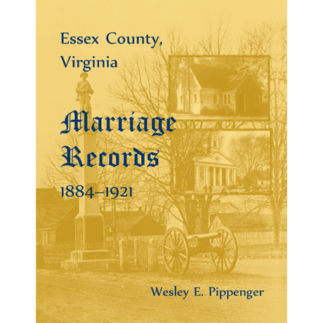 Essex County, Virginia Marriage Records, 1884-1921