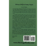 History of Augusta County, Virginia back cover