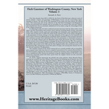 Fitch Gazetteer of Washington County, New York, Volume 3 back cover