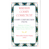 Windham County, Connecticut County Court Records, 1732-1736