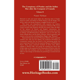 The Conspiracy of Pontiac and the Indian War after the Conquest of Canada, Volume II back cover