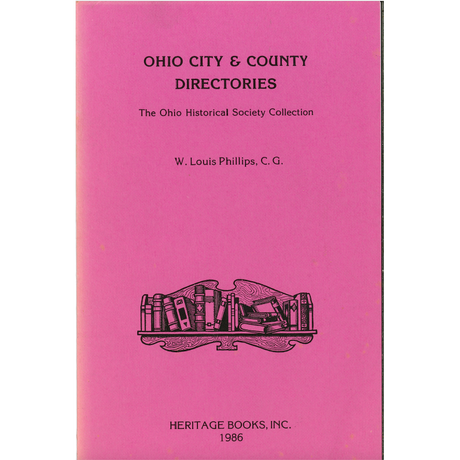 Ohio City and County Directories: The Ohio Historical Society Collection