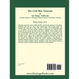 The Civil War Veterans of San Diego: Including Citations to Genealogical Research Sources in San Diego, California back cover