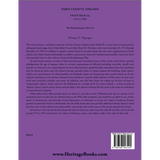 Essex County, Virginia Order Book 29, 1773 to 1783 (The Revolutionary Era) back cover