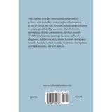 Inhabitants of Cecil County, Maryland 1774-1800 back cover