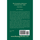 The Cromwellian Settlement of Ireland [1652-1660], Third Edition back cover