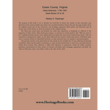 Essex County, Virginia Deed Abstracts, 1786-1805, Deed Books 33 to 36 back cover