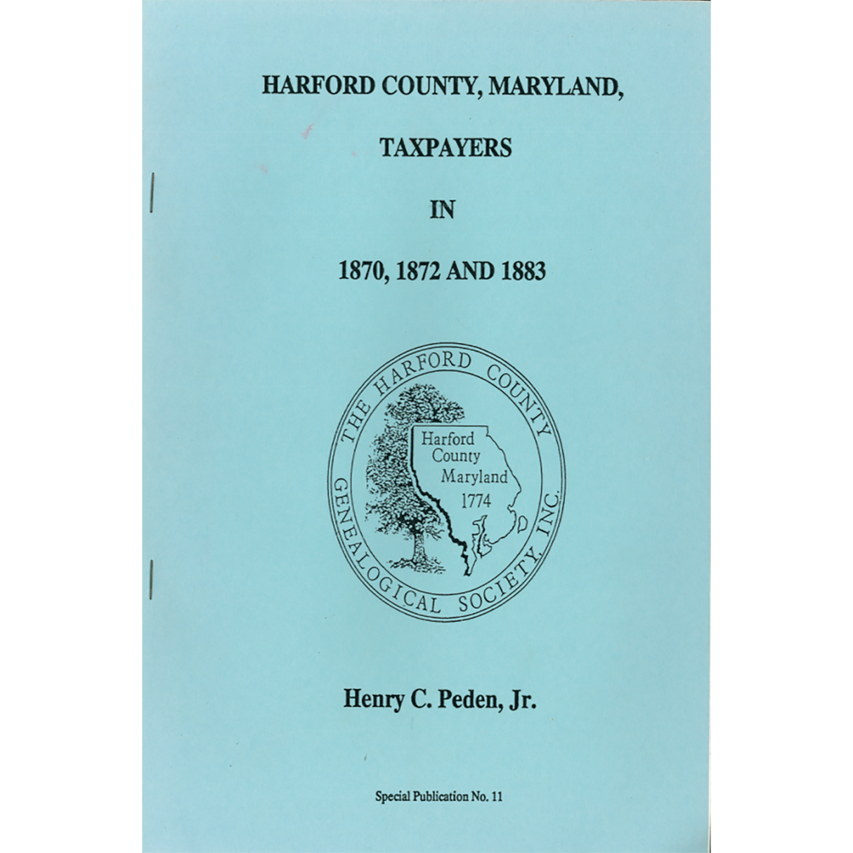Harford County, Maryland Taxpayers in 1870, 1872, 1883