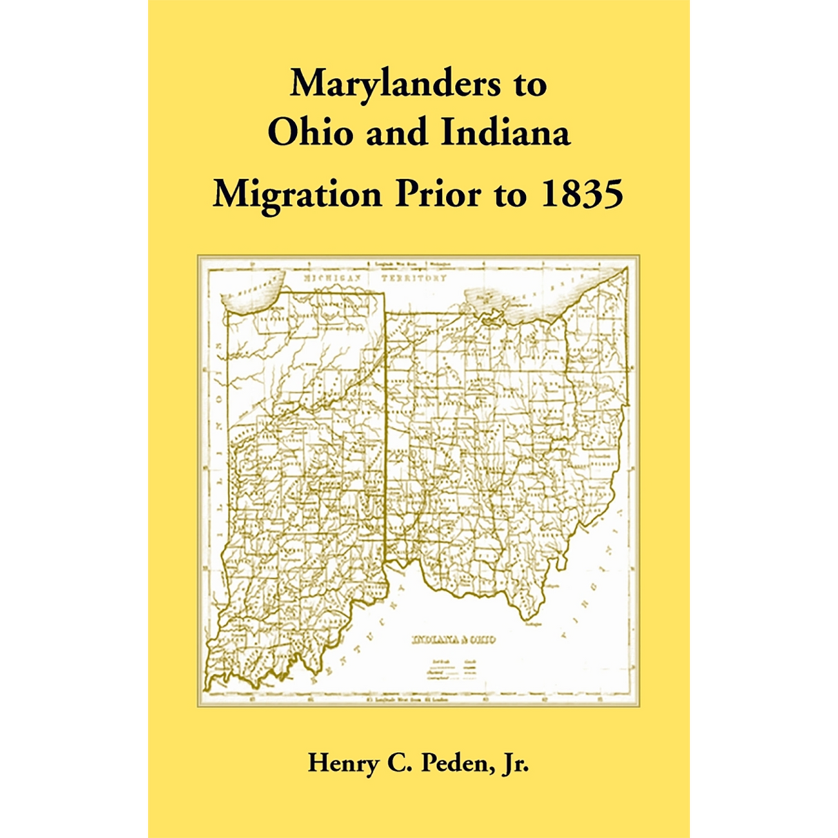 Marylanders to Ohio and Indiana, Migration Prior to 1835
