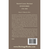 Harford County, Maryland Inventories, 1774-1804 back cover