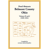 Deed Abstracts, Belmont County, Ohio, Volumes H and J (1820-1824)