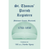 St. Thomas' Parish Registers, Baltimore County, Maryland, 1732-1850