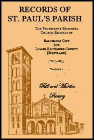 Records of St. Paul's Parish, Baltimore, Maryland, Volume 2