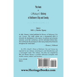 The Index of Scharf's History of Baltimore City and County [Maryland] back cover
